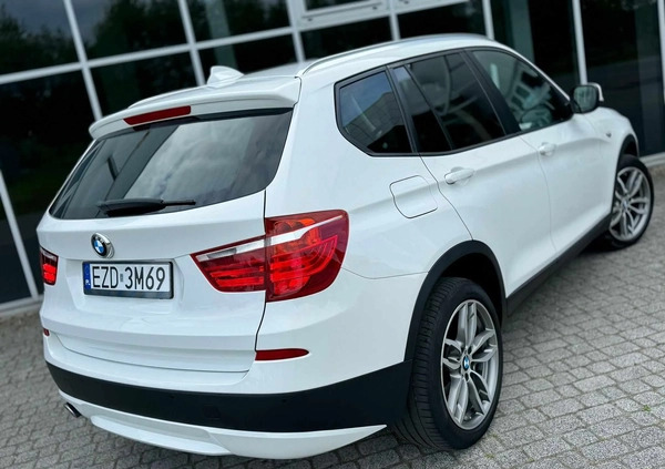 BMW X3 cena 72900 przebieg: 139000, rok produkcji 2014 z Torzym małe 781